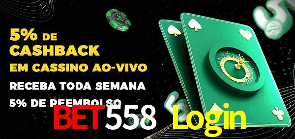 Promoções do cassino ao Vivo Bet558 Login